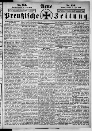 Neue preußische Zeitung vom 05.07.1879