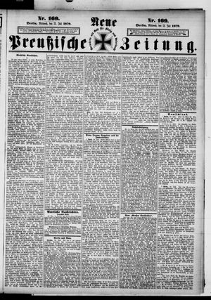 Neue preußische Zeitung vom 23.07.1879