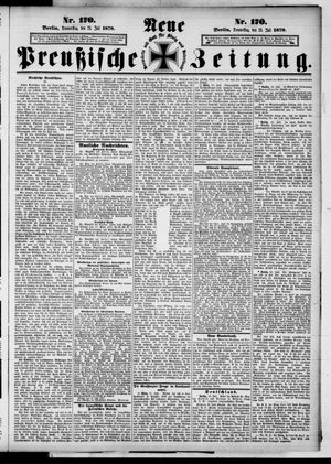 Neue preußische Zeitung vom 24.07.1879