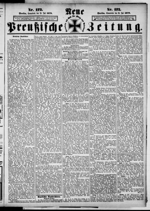 Neue preußische Zeitung vom 26.07.1879
