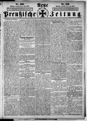 Neue preußische Zeitung vom 31.07.1879