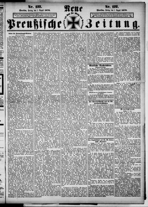 Neue preußische Zeitung vom 01.08.1879