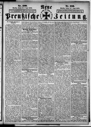 Neue preußische Zeitung vom 05.08.1879