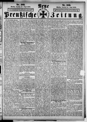 Neue preußische Zeitung vom 07.08.1879