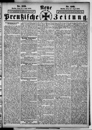 Neue preußische Zeitung vom 08.08.1879