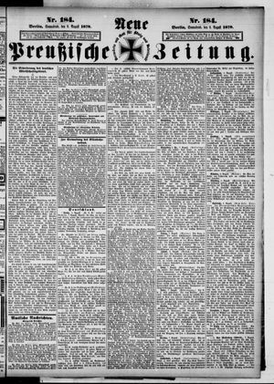 Neue preußische Zeitung vom 09.08.1879