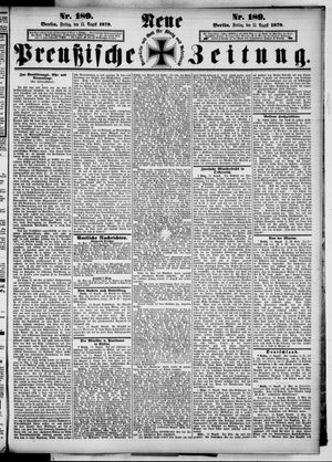 Neue preußische Zeitung vom 15.08.1879