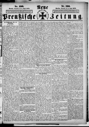 Neue preußische Zeitung vom 16.08.1879