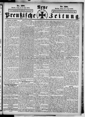 Neue preußische Zeitung vom 26.08.1879