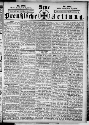 Neue preußische Zeitung vom 28.08.1879
