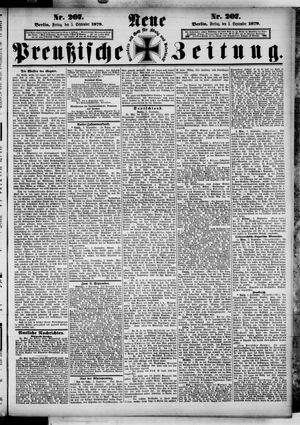 Neue preußische Zeitung vom 05.09.1879