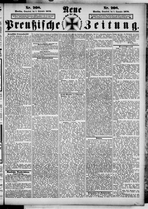 Neue preußische Zeitung vom 06.09.1879