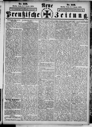 Neue preußische Zeitung vom 09.09.1879