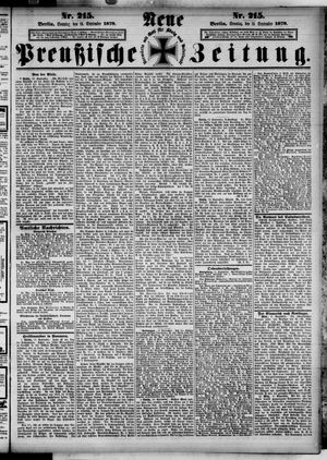 Neue preußische Zeitung vom 14.09.1879