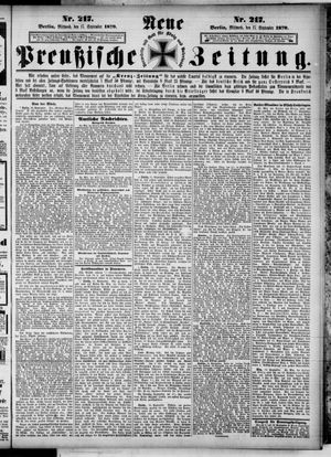 Neue preußische Zeitung vom 17.09.1879