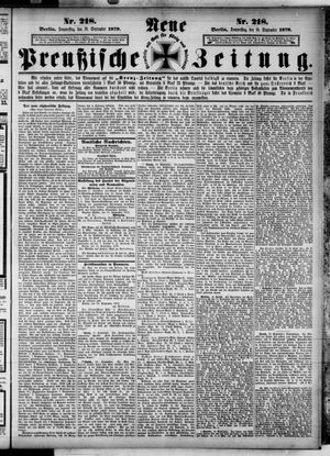 Neue preußische Zeitung vom 18.09.1879