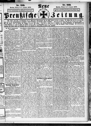 Neue preußische Zeitung vom 24.09.1879