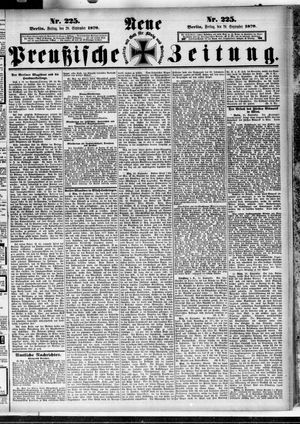 Neue preußische Zeitung vom 26.09.1879