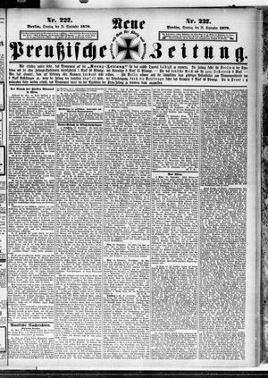 Neue preußische Zeitung vom 28.09.1879