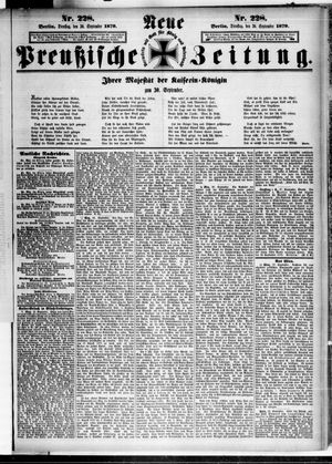 Neue preußische Zeitung vom 30.09.1879