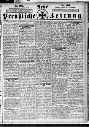 Neue preußische Zeitung on Oct 2, 1879