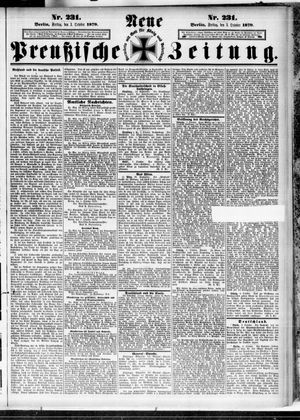 Neue preußische Zeitung vom 03.10.1879