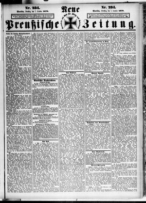 Neue preußische Zeitung vom 07.10.1879