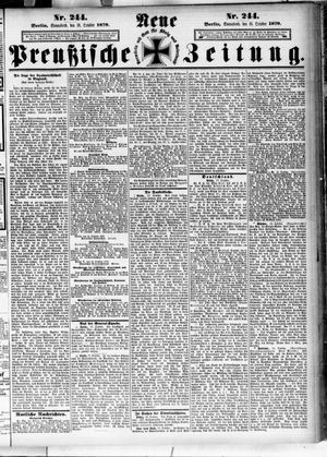 Neue preußische Zeitung vom 18.10.1879