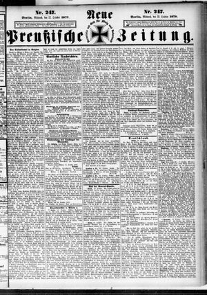 Neue preußische Zeitung vom 22.10.1879