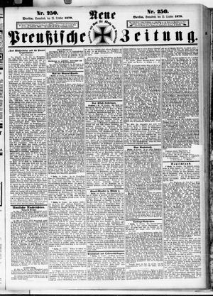 Neue preußische Zeitung vom 25.10.1879