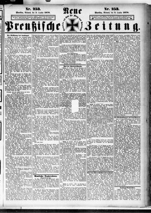 Neue preußische Zeitung vom 29.10.1879