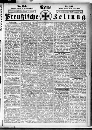 Neue preußische Zeitung vom 30.10.1879