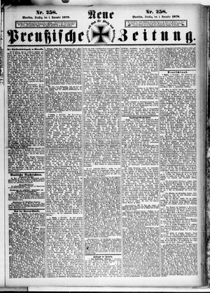 Neue preußische Zeitung vom 04.11.1879