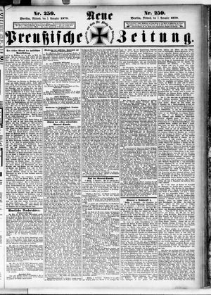 Neue preußische Zeitung vom 05.11.1879