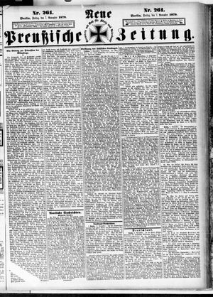 Neue preußische Zeitung vom 07.11.1879