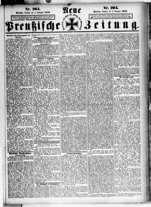 Neue preußische Zeitung vom 11.11.1879