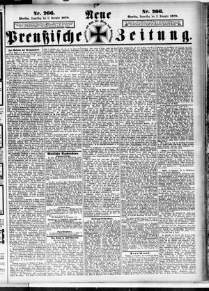 Neue preußische Zeitung vom 13.11.1879