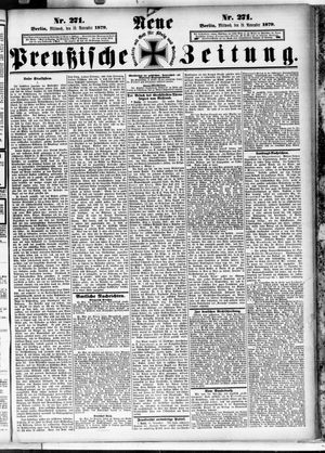 Neue preußische Zeitung vom 19.11.1879