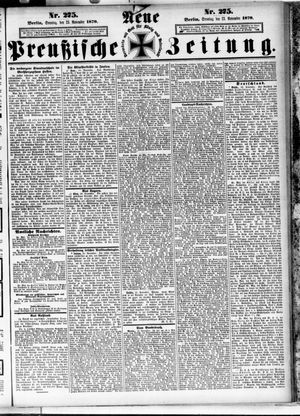 Neue preußische Zeitung vom 23.11.1879