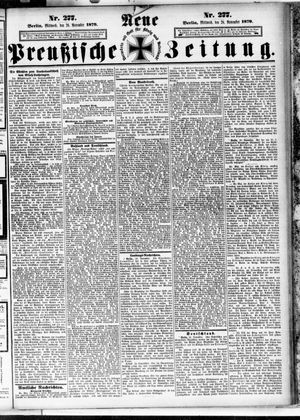 Neue preußische Zeitung vom 26.11.1879
