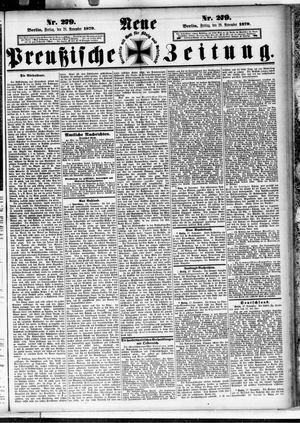 Neue preußische Zeitung vom 28.11.1879
