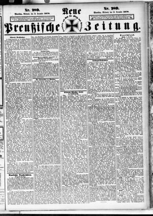Neue preußische Zeitung vom 10.12.1879