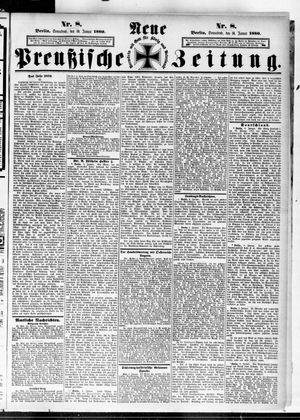 Neue preußische Zeitung vom 10.01.1880