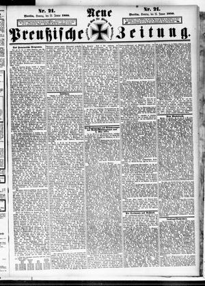 Neue preußische Zeitung vom 25.01.1880