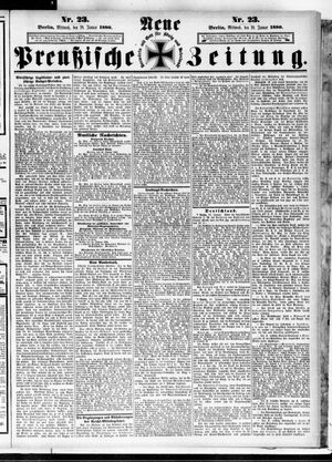 Neue preußische Zeitung on Jan 28, 1880