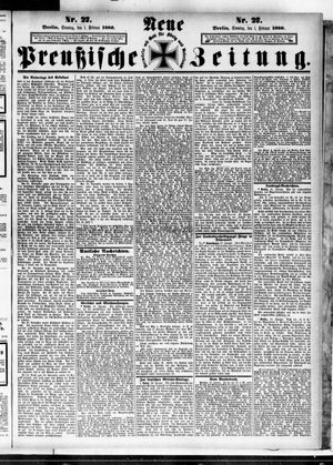 Neue preußische Zeitung vom 01.02.1880