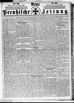 Neue preußische Zeitung vom 10.02.1880