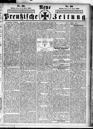 Neue preußische Zeitung vom 20.02.1880