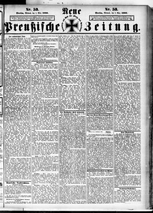 Neue preußische Zeitung vom 03.03.1880