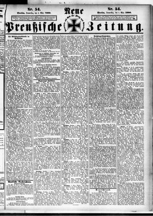Neue preußische Zeitung vom 04.03.1880
